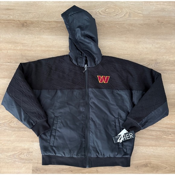 G-III 4Her by Carl Banks Jackets & Blazers - NWT Women's G-III 4Her Washington Commanders Hooded Jacket - Medium - Black